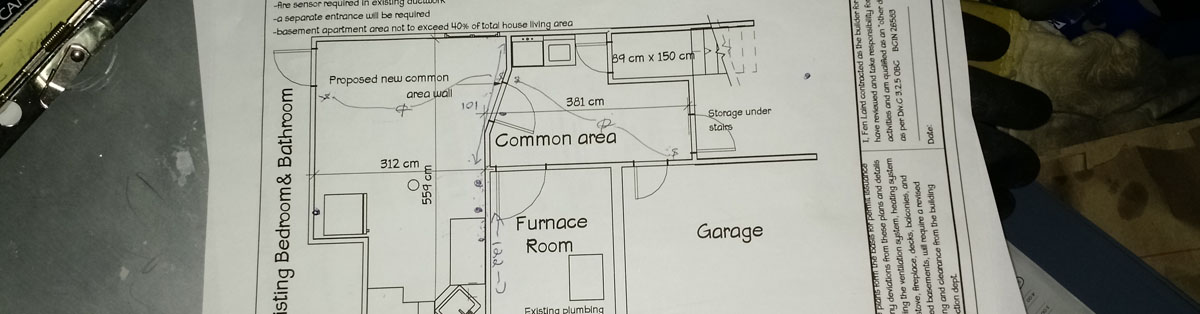 Architectural Plan for Electrical Construction of a Home
