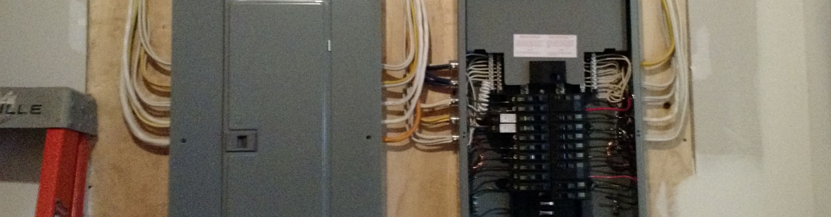 Two Electric Panels side by side